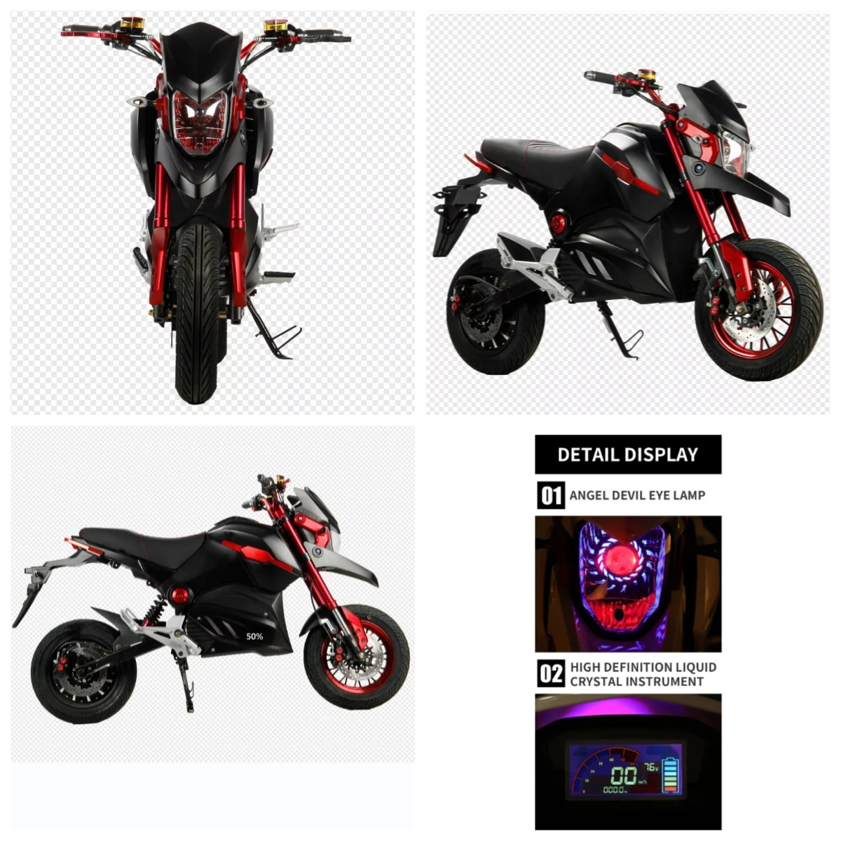 

Krono Wild New Arrival Electric Scooter Motorcycle 2000W 3000w Electric Racing Moto E Motorcycles