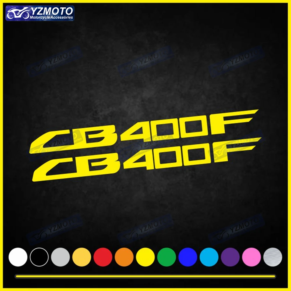 

Для Honda CB400F наклейка на мотоцикл, автомобильная наклейка, украшение, топливный бак, логотип двигателя, обтекатель, лобовое стекло, шлем, водонепроницаемые наклейки