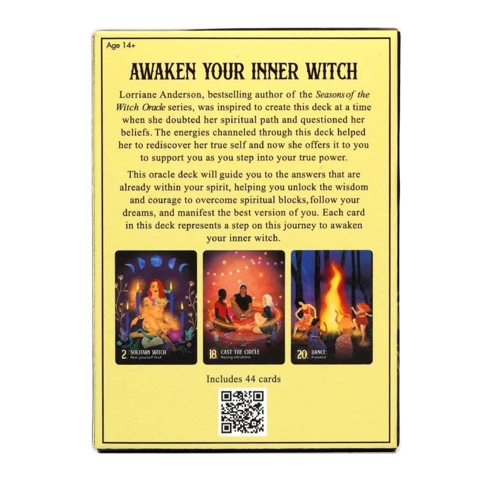 2024 Witching Houe Oracle Awaken your Inner Magic Cards Tarot Table Game With Online Guidebook For Adult Children Game Gift