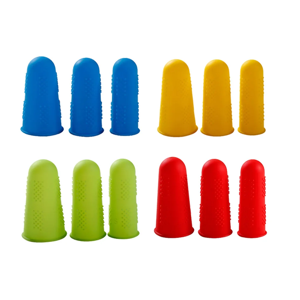 

Silicone Finger Protector Protective Cover High Temp Resistance Reusable Eco Friendly Finger Covers Hot Food H Desk ganizer