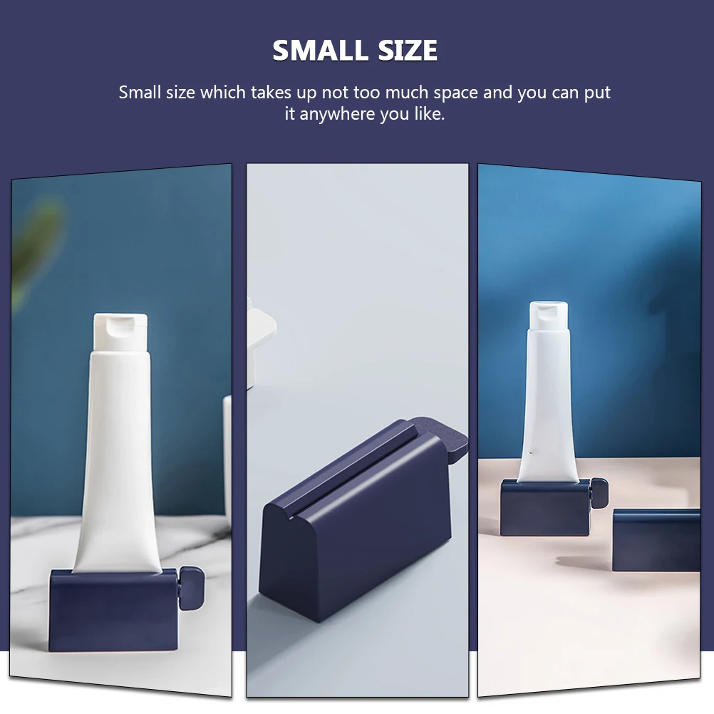 

Household Automatic Toothpaste Dispenser Manual Toothpaste Squeezer Small Size Durable Bathroom Accessory Convenient Tube Roller