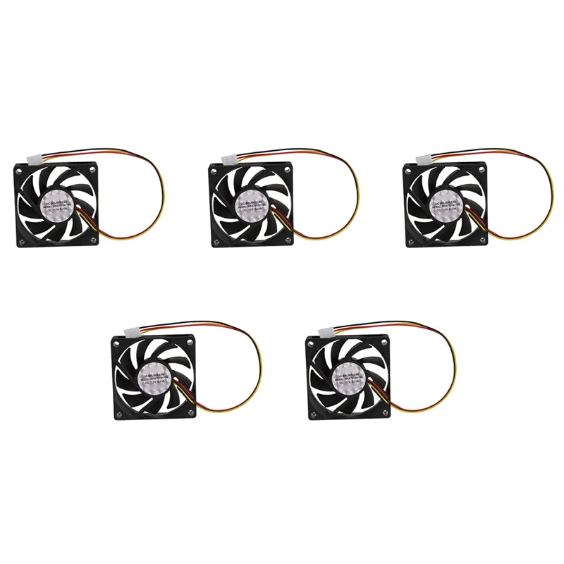 

Qy-5X Internal 12V 3 Pin CPU Fan Cooler Fan For PC 70X70x15mm