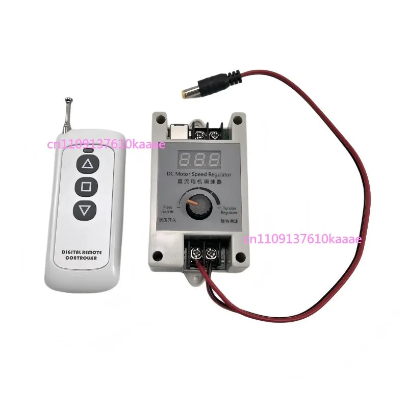 DC Brushed Motor PWM Speed Control 433 Wireless Speed Controller Motor Speed Limiter LED Wireless Dimmer