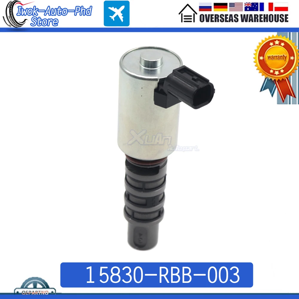 15830-RBB-003 New VVT Oil Control Valve Engine Variable Timing Solenoid Valve For Honda Civic Acura ILX TSX 2.0L 2.4L