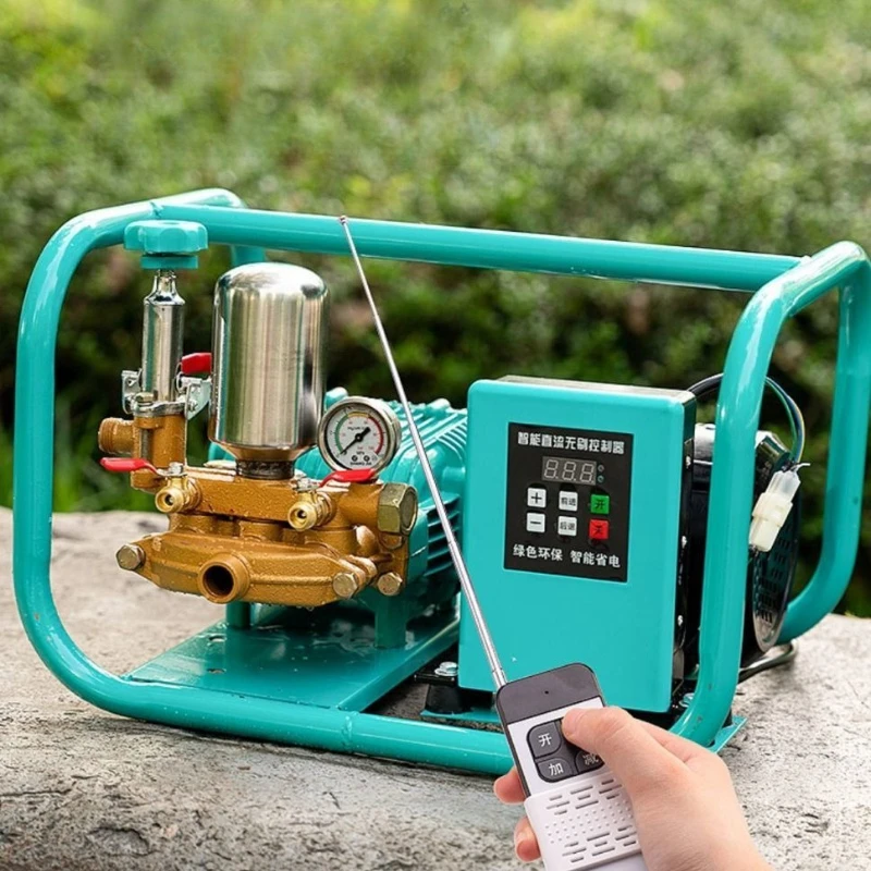 Electric Remote Control Sprayer 48V 72V 220V High Power Agricultural High Pressure Tricycle Mounted Pesticide Spraying Machine