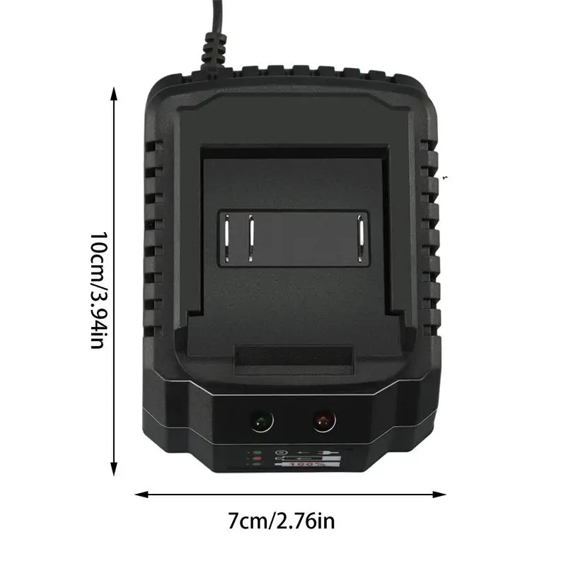 Cargador de batería de taladro eléctrico, cargador de iones de litio inteligente de alta potencia de 21V, soporte de llave de carga rápida Universal, eléctrico humanizado