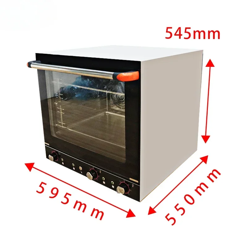 Electric Hot Air Convection Oven 4 Trays Pizza Baking  Built-In Ovens