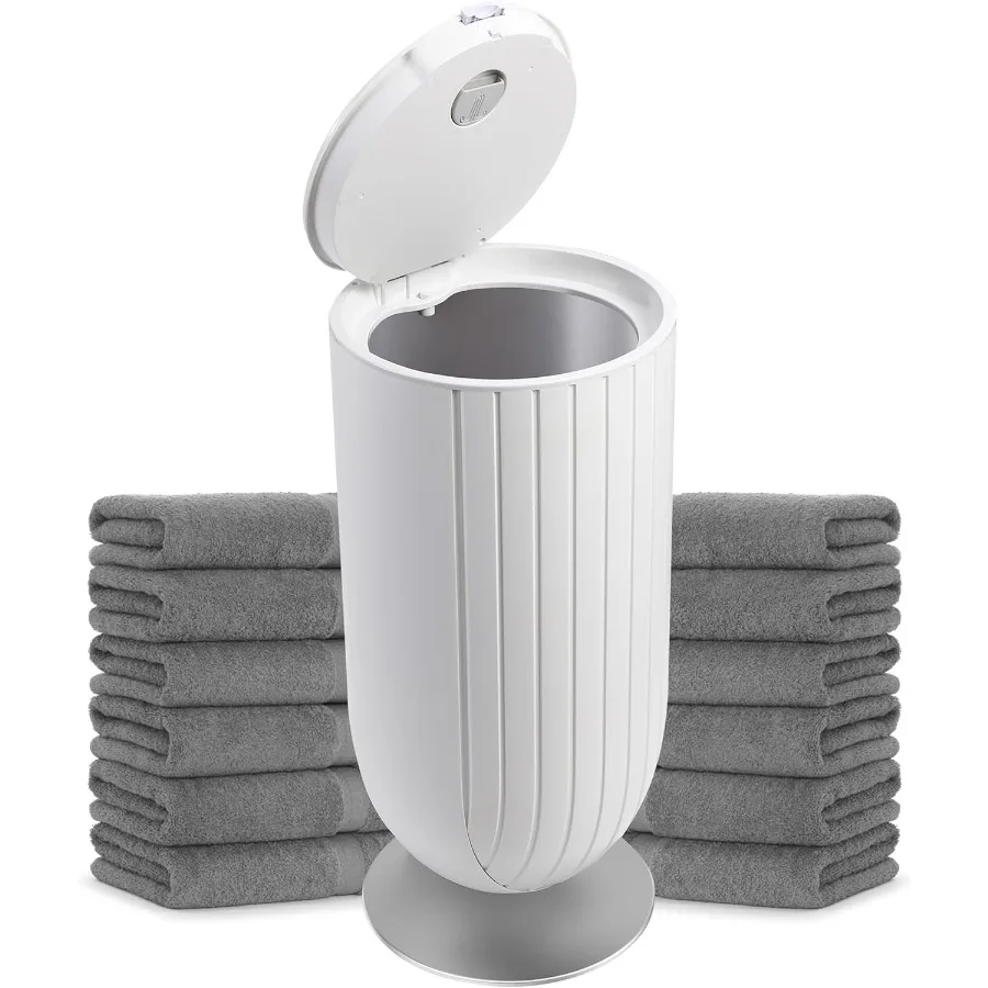 

Большая сушилка для полотенец для ванной комнаты объемом 27 л с быстрым нагревом 5 минут, 4 режима работы, автоматический откидной ночник для ароматерапии, ETL Certif