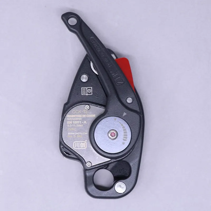 PeakSeek CCK-TL Rope Descender Climbing & Rappelling Device with 250KG Load Capacity for 9.5–12mm Ropes