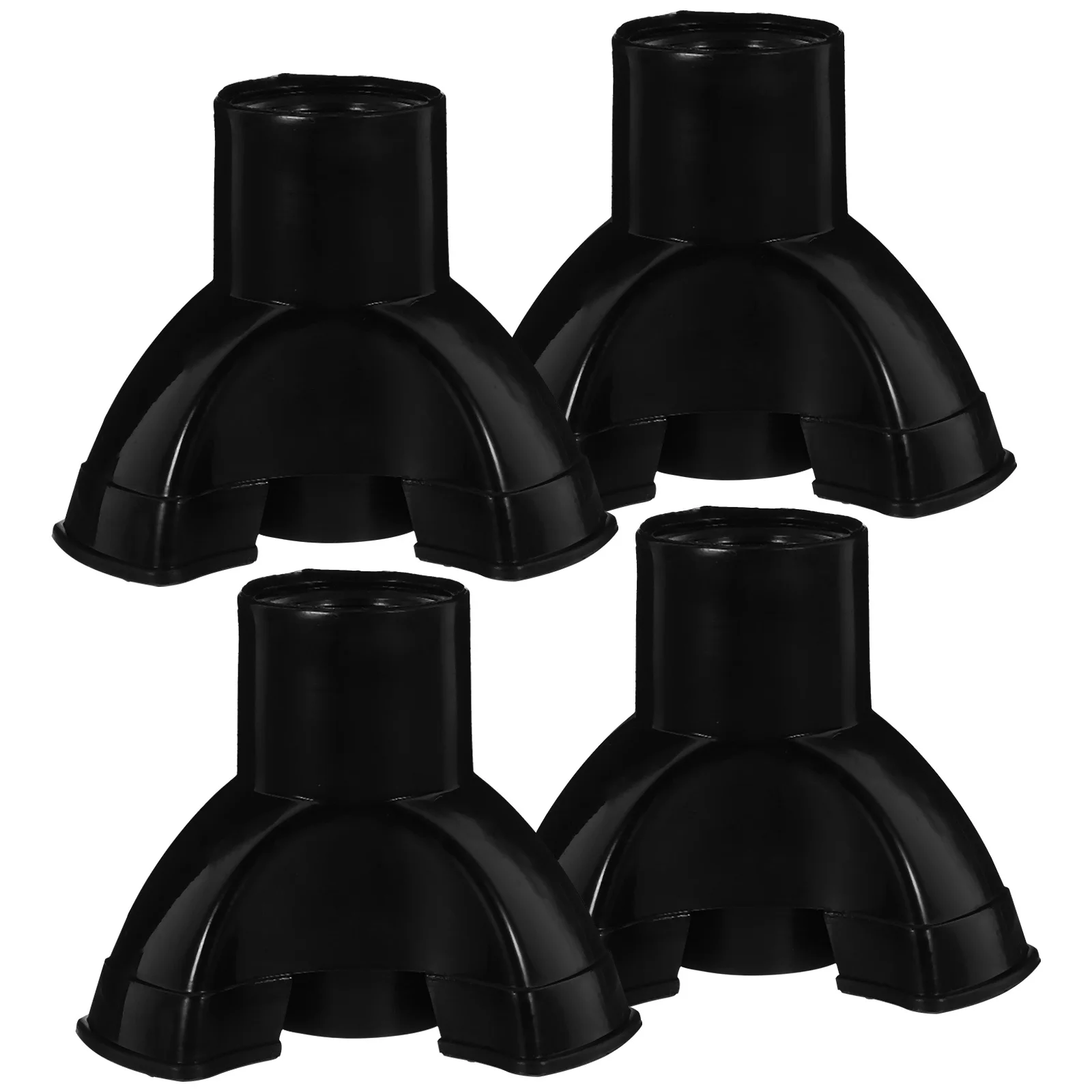 

4 шт., сменные нескользящие резиновые чехлы для ног, противоскользящие насадки для трости, защита для костылей, наконечники для трости