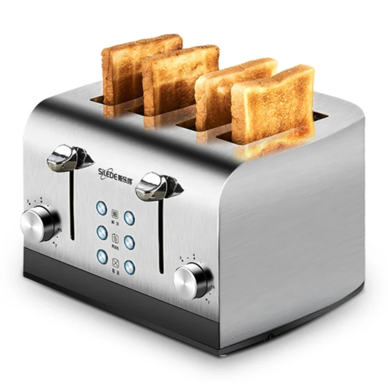 Toaster Home Use and Commercial Use Hotel Roast Toast Toaster 4 Sandwich Breakfast Тостор Для Бутербродов Tostadora De Pan