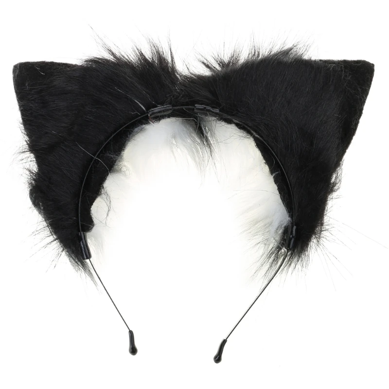 Wolf Tail with Buckle & Plush Hairhoop Cosplay Carnival Party Gift Drop Shipping