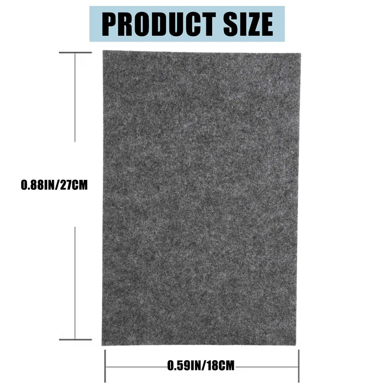 PORK-Самоклеящиеся фетровые направляющие для стульев, фетровые направляющие для стульев толщиной 5 мм для мебели, пола, ножек стула, упаковка из 4 шт.