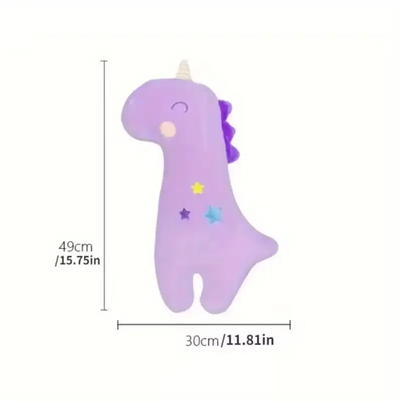 A Must - buy! Cute Dinosaur and Unicorn - shaped Car Seat Belt Shoulder Covers, Made of Plush Material, Universal for All Cars image 6