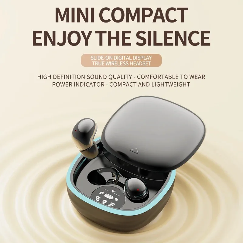 New MINI13-N Ultra Small Mini Invisible Wireless Bluetooth Earphones In Ear Sleep Earbuds Noise Reduction Game Call Headphones