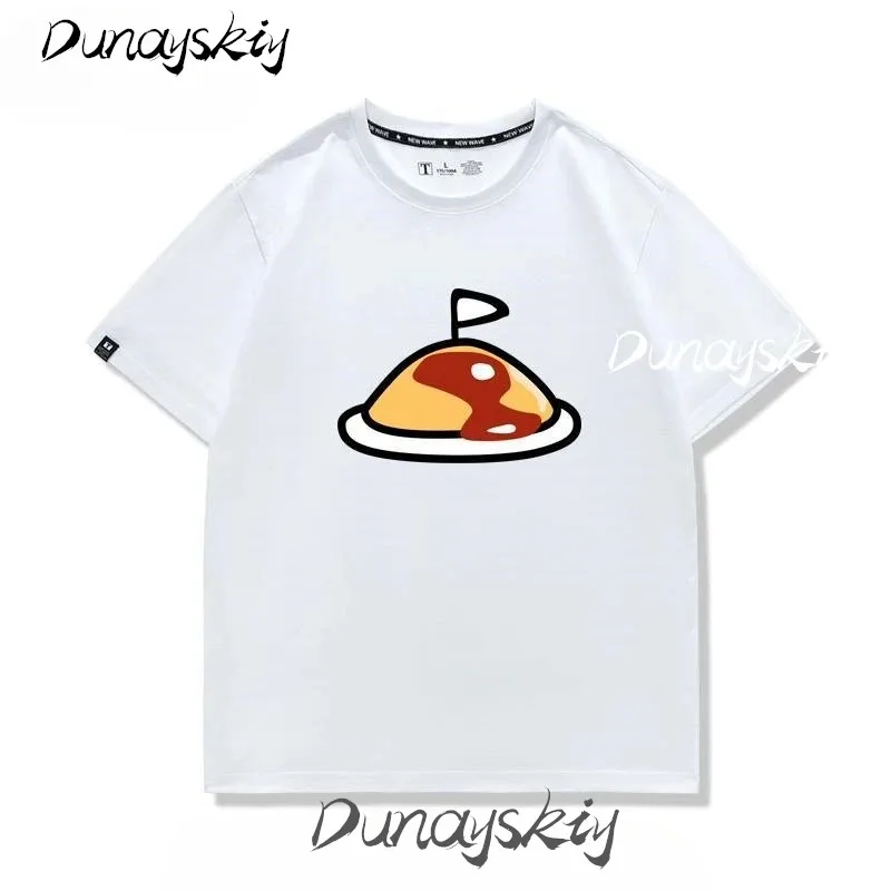 DY20 لذيذ في الزنزانة ميشي Izutsumi تأثيري اليومية تي شيرت عادية أنيمي مانغا البيض الأرز المقلي هالوين زي Customized25