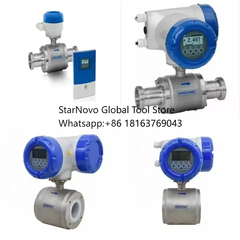 2026 Hot！ KROHNE OPTIFLUX6300 Electromagnetic Flowmeter Germany Stainless Steel Resistance High Temperature Water