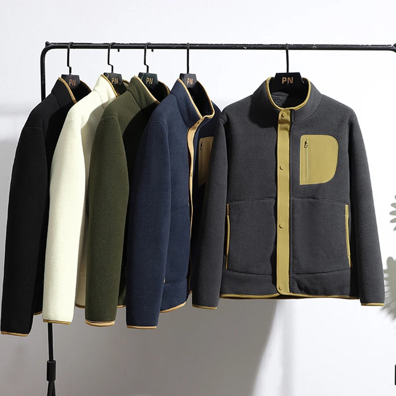 

2025 Autumn and Winter Outdoor Fleece for Both Men and Women Fleece Jackets with Added Fleece and Thickened Warmth Sweatshirts