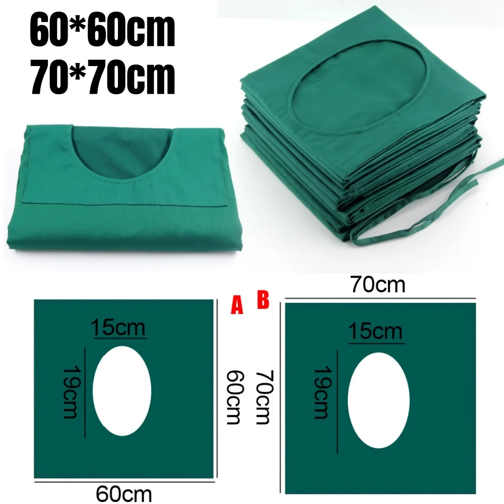 

Полотенце с отверстиями для больничной операционной, косметологическое и пластиковое хирургическое полотенце с отверстием для лица, полотенце для полости рта, лапаротомия, грудная секция, хлопок