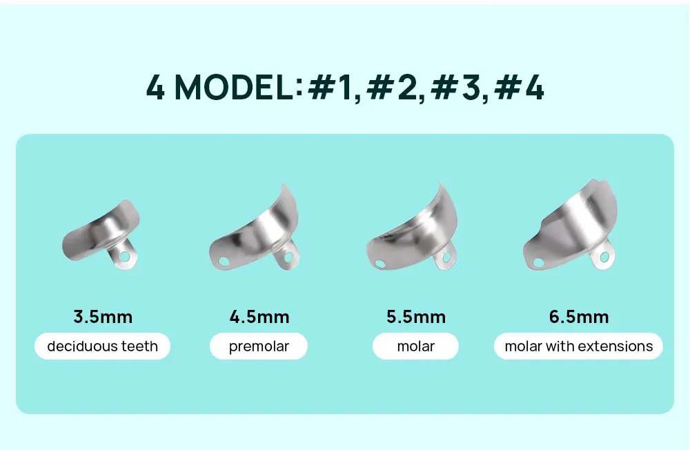 50 stücke AZDENT Dental Matrix Bands Schnitt Konturierte Metall Matrizen Matrix Für Zähne Ersatz Zahnarzt Werkzeug Zahnmedizin Material – Detail 7