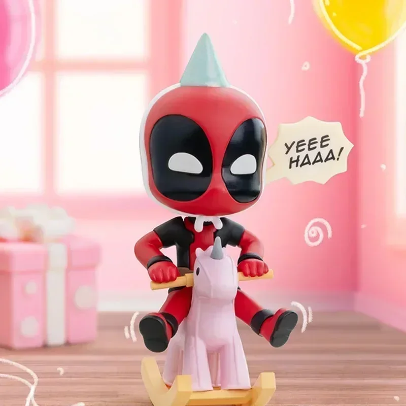 POP MART Marvel Deadpool Serie Blind Box Guess Bag Mystery Box Speelgoed Pop Leuke Anime Figuur Ornamenten Gift