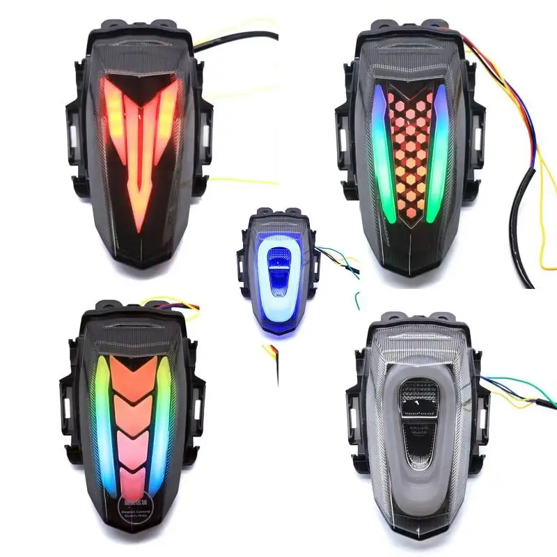 Fanale posteriore a LED per moto R15 V3 2017-2022 V4 R15M 2023-2025, luce di stop, indicatore di direzione posteriore, fanale posteriore per moto