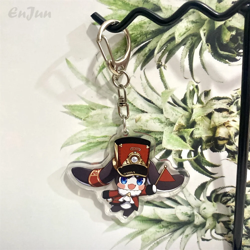 Hot Game Honkai: Star Rail Keychain Welt Yang Seele Bronya Himeko Q Version Cartoon Pendants Keyrings Jewelry Accessories Props