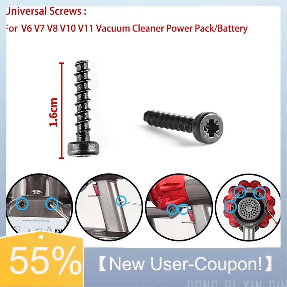 A60T New Replacement Screws Kit For Dyson V6 V7 V8 V10 V11 Vacuum Cleaner Parts For Cyclone Blower Brush Head Power Pack Battery