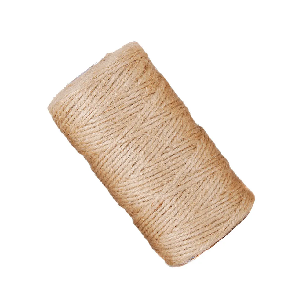 100 Yard String For Diy Party Decoration Jute Crafts Jute Rope Party Wedding Decoration Garden Rope Cord Material Cord Supply