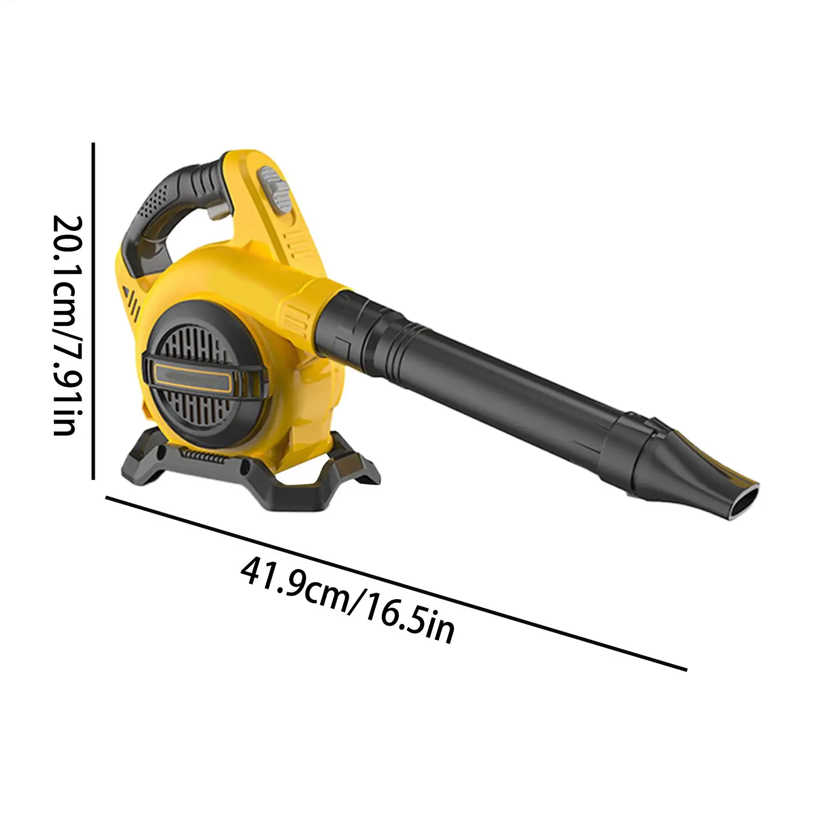 منفاخ أوراق الشجر الذي يعمل بالبطارية للأطفال، منفاخ هواء لاسلكي، مكنسة كهربائية، أوراق الحديقة، مجمع الغبار، منفاخ هواء كهربائي #6