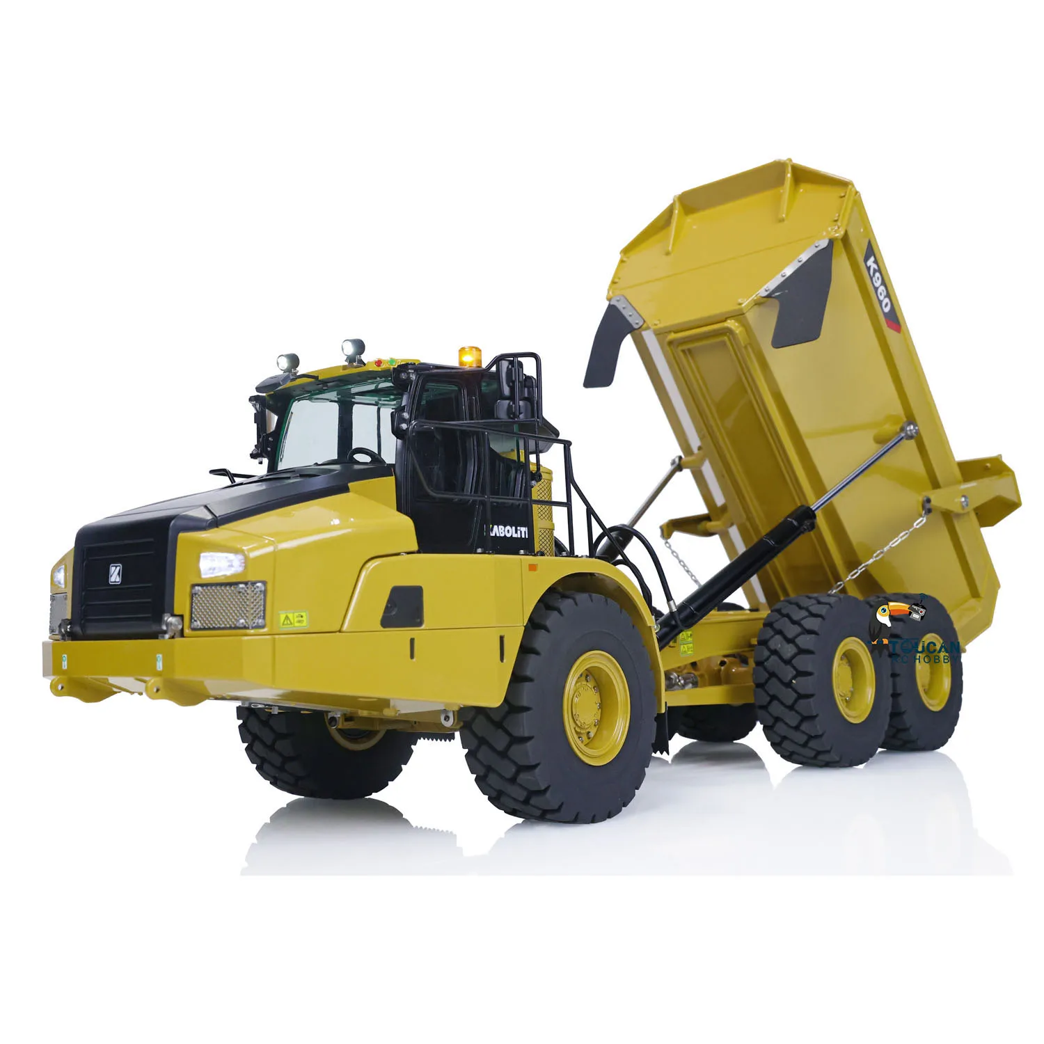 KABOLITE K960 1/20 RC Hydraulic Articulated Truck 6x6 Radio Controller Dump Vehicles Model Toys RTR TH22642-SMT9