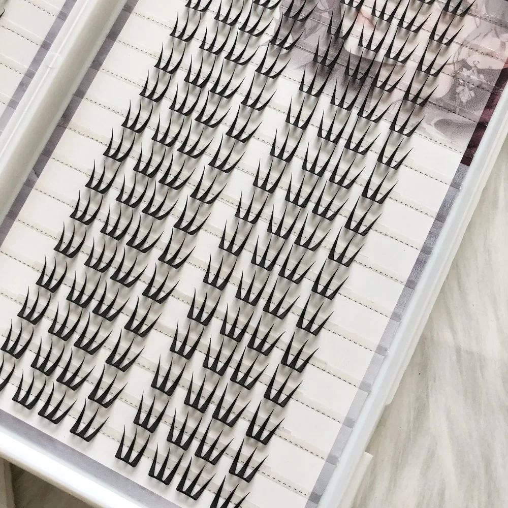 DIY Lash extenstions Cluster False Eyelashes korean style individual cluster Natural Women daily eyelash cosplay makeup