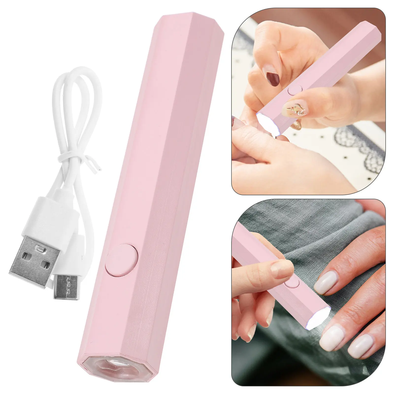 

Mini Nail Art Lamp Portable Manicure Tool Fast Drying Nail Dryer Light for Gel Polish Nails Manicure Tools for Nails
