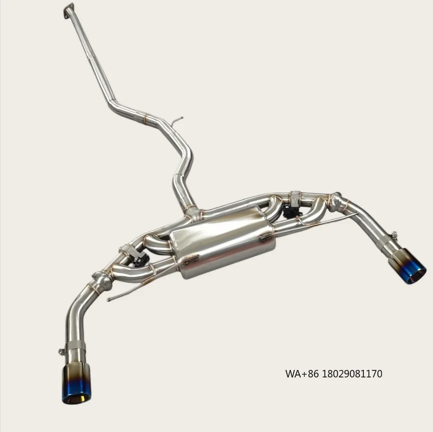 Wholesale Price 304 Exhaust Pipes for  S60 2.0t Car Exhaust System Valved Catback Valve Muffler Pipes