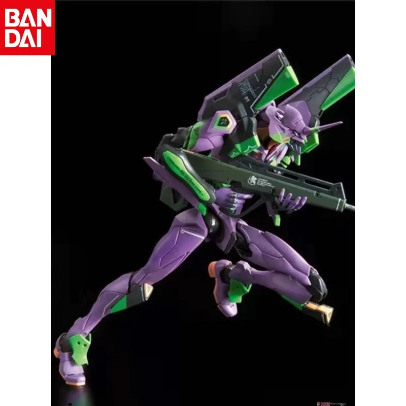 Bandai Original Genuine RG EVANGELION UNIT-00 -01 -02 -03 -04 -06 -08 Bandai Anime Model Movable Figure Gift Collection Gift