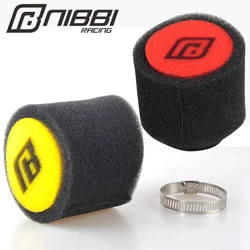 NIBBI Foam Air Filter 35/45/49mm Universal Motorcycle Replacement High Performance Air Filter Carburetor Intake Cleaner