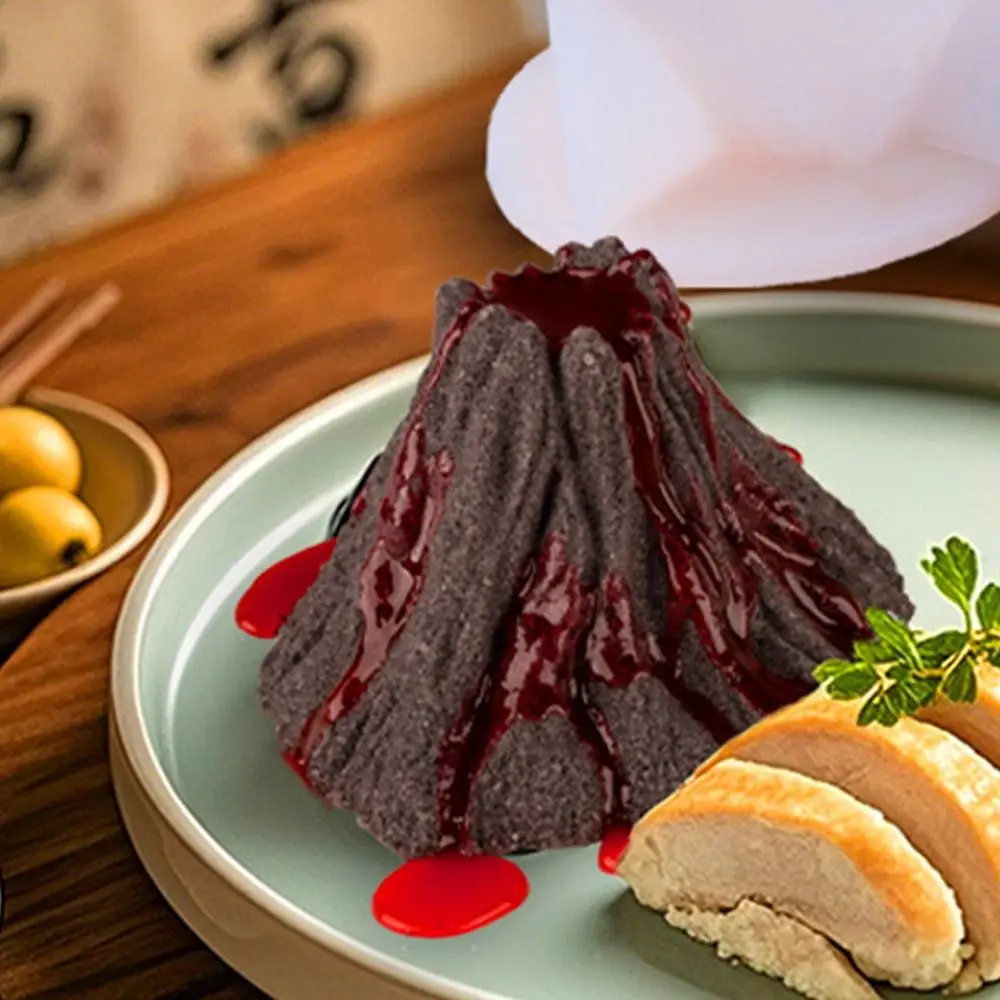 دائم أنيق ثلاثية الأبعاد بركان قالب من السيليكون لتقوم بها بنفسك الحرف اليدوية رائحة الجص شمعة قوالب مضحك الايبوكسي قالب هدايا عيد