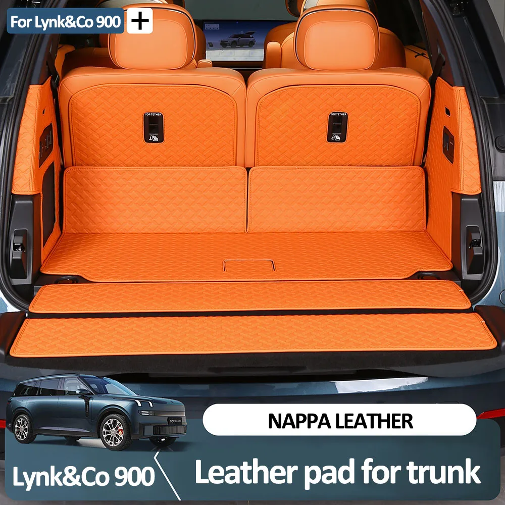 

7 Pcs For Lynk&Co 900 2025 Fully Enclosed Trunk Cushion Interior Modification Product Nappa Leather Backrest Cushion
