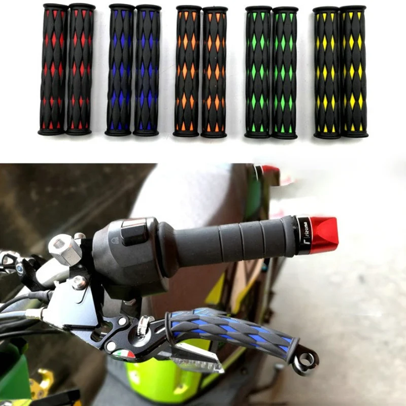 

10cm*1.2cm Soft Anti-Slip durable Brake Handle Silicone Sleeve Motorcycle Protection Cover Protective Handlebar Accessories