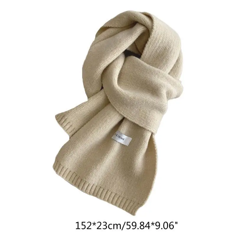 Bufanda invierno 652F, bufandas para mujer, bufandas otoño sólidas para adultos, abrigo para mujer