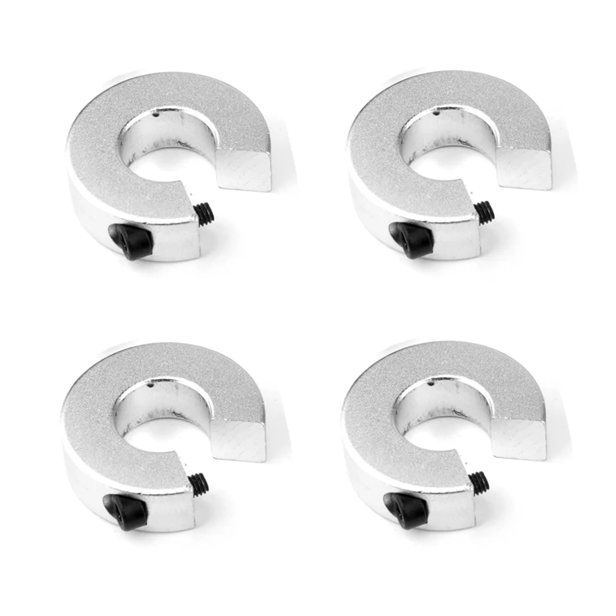 Enjoy Life, It's Worth Having 4pcs SBR16 Linear Rail Stop Collars Aluminum Alloy Shaft Limit Fixing Rings with Screw,Linear