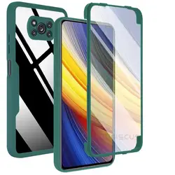 etui чехол на Poco X3 Pro Case Luxury 360 Full Protective Phone Case For Poco X3 NFC X3Pro Coque Funda Carcasa Shockproof Armor