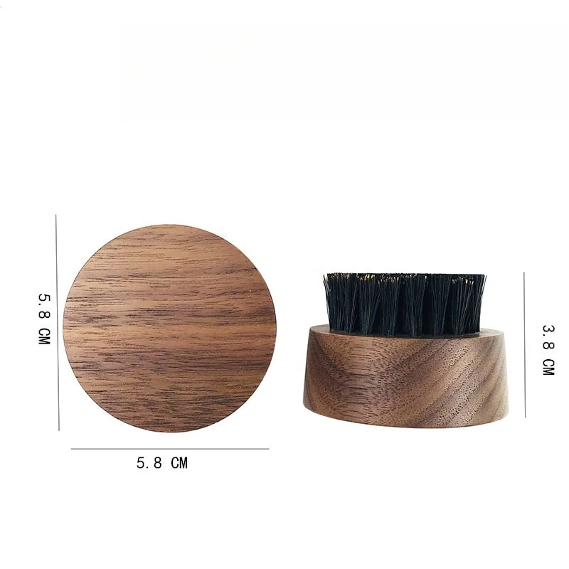 Fur Boar Hair Brush Men Bristle Wild Natural Barbershop Cleaning Professional Beard Brush Boar Soft Hairbrush Hair Styling Tools
