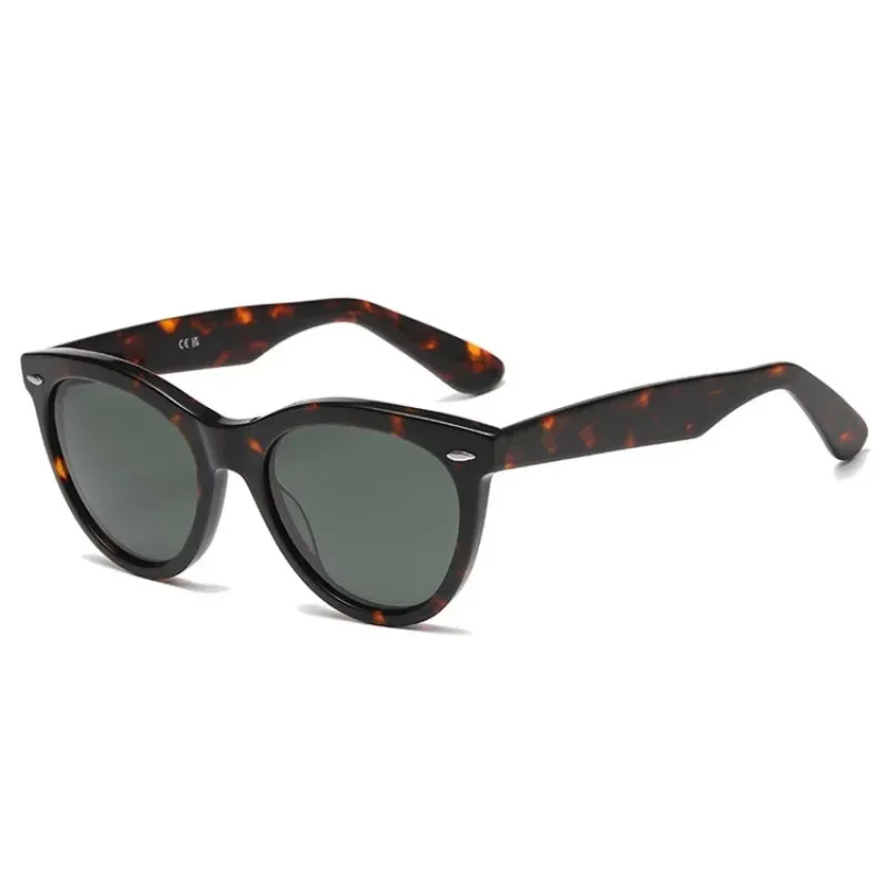 

2025 New Personality Hand-made Acetate Sunglasses for Women Retro Oval Outdoor Travel Driving UV400 Fashion SUNGLASSES for Men