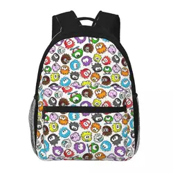 Mochila impermeável pinguim para homens e mulheres, padrão puffle, clube, ultra leve, bolsa de livro, novo estilo, 16