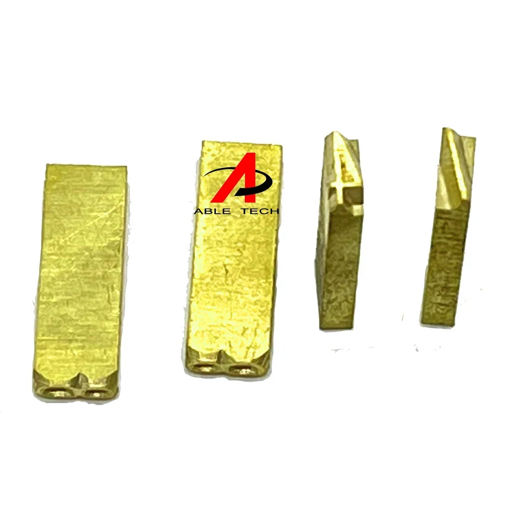 3*3.5*6.8mm Copper Letters T Type Characters Metal Alphabet Font Letters