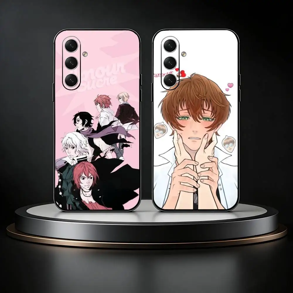 My C-Candy Love Phone Case For Samsung Galaxy A73,21,22,32,71,53,52,51,80,5G Soft Black Cover