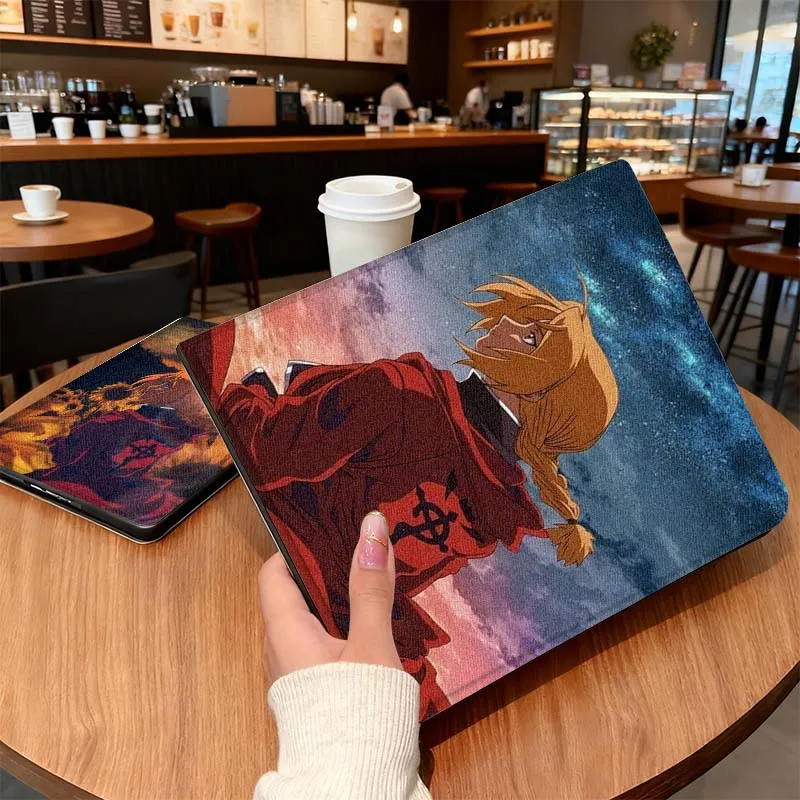 

Fullmetal Alchemist Popular For OPPO Pad 2 3 4 Neo Air SE X Pro 10.36 11 11.4 11.61 12.1 13.2 Inch 2025 Foldable Tablet Case