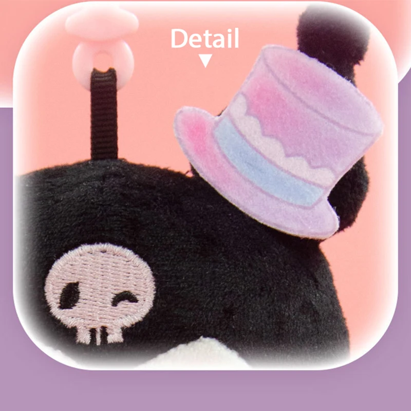 NEUE Sanrio Plüsch Puppe Kawaii Kuromi Mit EINEM Hut Anime Plüsch Mode Boutique Puppe Gefüllte Kissen Nette Mädchen Geburtstag Geschenke Spielzeug