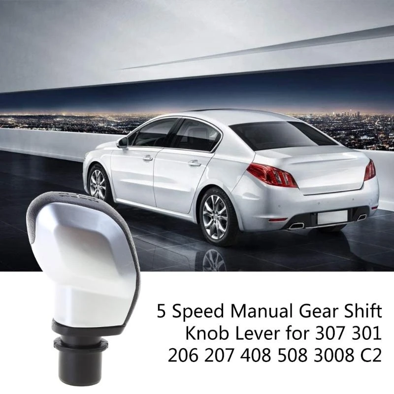 Gear Shifter Transmission Ball Shift Level Knob for 307 301 206 207 408